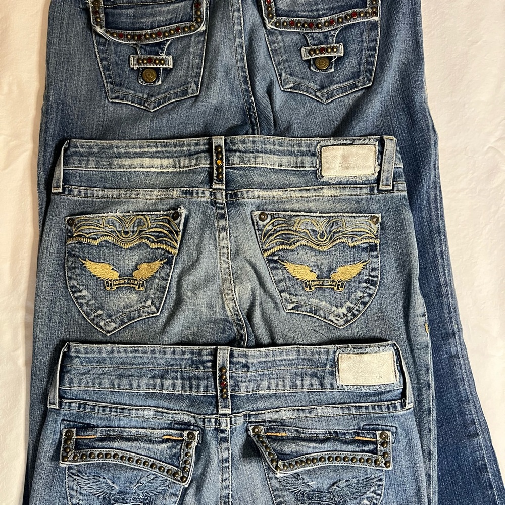 LOT of 3 ROBINS JEANS WOMENS SIZE 31